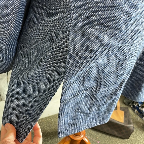 JOSEPH ABBOUD LINEN COTTON BLEND MENS BLAZER - Picture 7 of 13